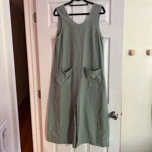 Ilana Kohn Milo Jumpsuit in Jade Cotton